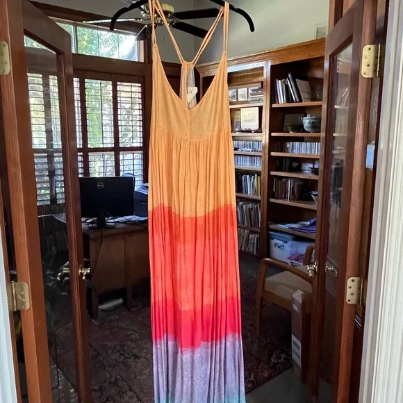 Anthropologie artist collab maxi dress - Picture 2 of 5